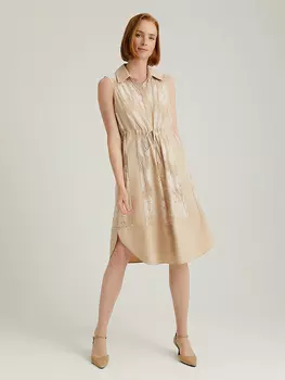 Платье BGN, бежевый