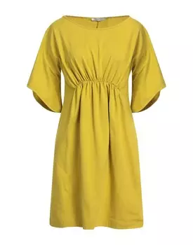 Платье Biancoghiaccio, горчичный