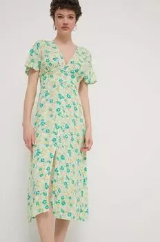 Платье Billabong, зеленый