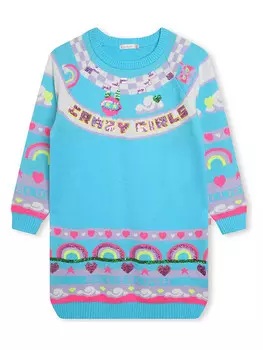 Платье Billieblush Strick, голубой