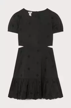 Платье Black Storm с английской вышивкой Monsoon, черный