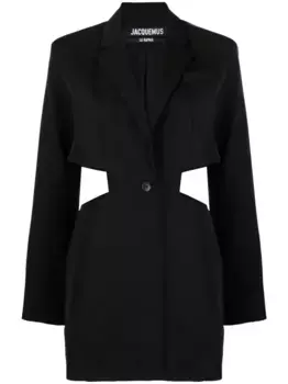 Платье-блейзер мини La Robe Bari JACQUEMUS, черный