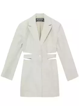 Платье-блейзер мини La Robe Bari JACQUEMUS, нейтральный