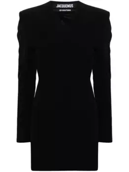 Платье-блейзер мини La Robe Cubo JACQUEMUS, черный