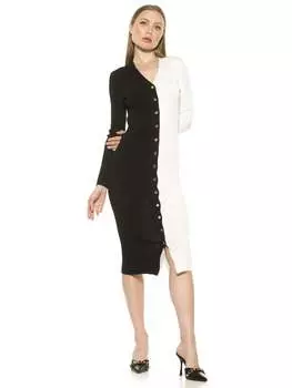 Платье Близнецы ALEXIA ADMOR, черный/слоновая кость