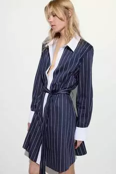 Платье-Блуза с завязывающимся поясом H&M, мультиколор