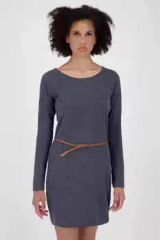 Платье-блузка Alife & Kickin "EllinAK A Longsleeve Dress женское летнее платье, платье", цвет морской волны