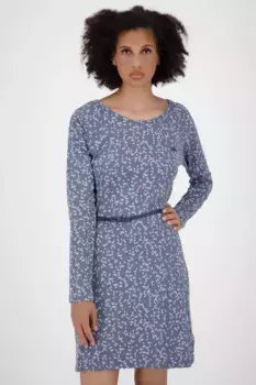Платье-блузка Alife & Kickin "EllinAK B Longsleeve Dress женское платье с длинными рукавами, платье", синий