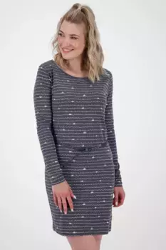 Платье-блузка Alife & Kickin "EllinAK B Longsleeve Dress женское платье с длинными рукавами, платье", цвет морской волны