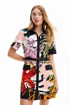 Платье-блузка ALMERIA LACROIX Desigual, цвет black