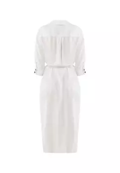 Платье-блузка BELTED Mexx, кремовый