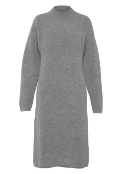 Платье-блузка BOSS ORANGE "C_Fagdasa", с воротником стойкой, серебристый