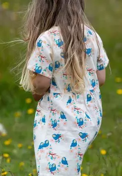 Платье-блузка BUTTON THROUGH SHORT SLEEVE Little Green Radicals, кремовый