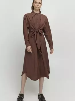 Платье-Блузка byhollie B.Young, коричневый