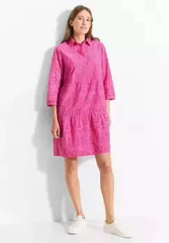 Платье-блузка Cecil, изготовлено из 100% хлопка, розовый