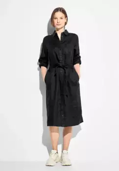 Платье-блузка Cecil, однотонное, черный