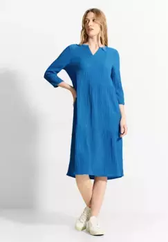 Платье-блузка Cecil, однотонное, синий