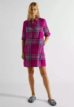 Платье-блузка Cecil с планкой на пуговицах, розовый