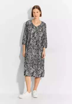 Платье-блузка Cecil с талией, черный