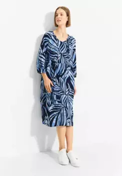 Платье-блузка Cecil с талией, синий