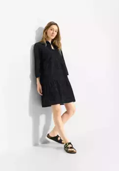 Платье-блузка Cecil с вышивкой, черный