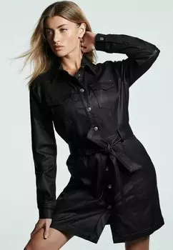 Платье-блузка COATED MINI Next, цвет black