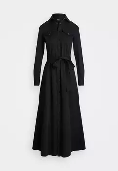 Платье-блузка COTTON TWILL SHIRTDRESS Ralph Lauren, черный