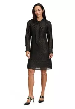 Платье-блузка длиной до колена для женщин CARTOON, цвет 9825 Black/gold