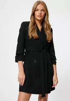 Платье-блузка DOUBLE BREASTED BELTED BUTTONED Koton, цвет black