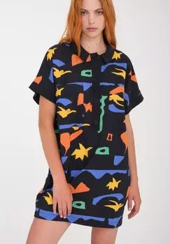 Платье-блузка FA ARTHUR LONGO Volcom, цвет black
