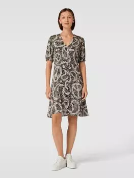 Платье-блузка из вискозы Frogbox, черный