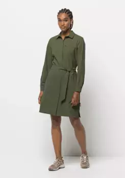 Платье-блузка Jack Wolfskin "LIGHT WANDER DRESS W", зеленый