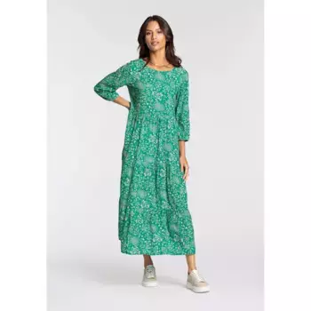 Платье-блузка Laura Scott модной длины макси, цвет Grn-Geblmt