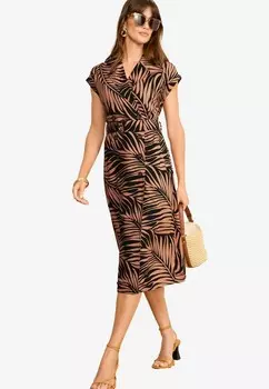 Платье-блузка Love & Roses, коричневый