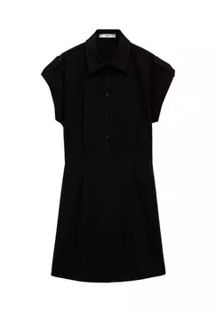 Платье-блузка Mango, черный