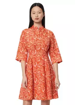 Платье-блузка Marc O'Polo "из мягкой органической смеси хлопка и вискозы", цвет Orange