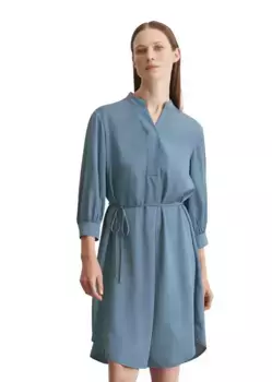 Платье-блузка Marc O'Polo "из вискозного твила", синий