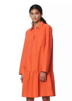 Платье-блузка Marc O'Polo "из смеси органического хлопка-лиоцелла", цвет Orange