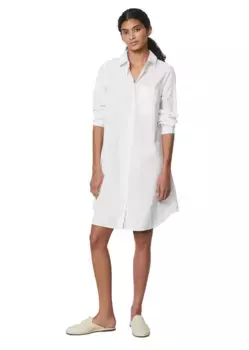 Платье-блузка Marc O'Polo "из эластичного поплина", белый