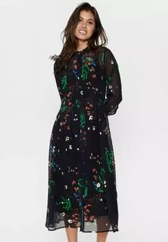 Платье-блузка NUKYNDALL NEW Nmph, цвет caviar