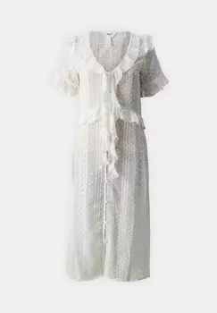 Платье-блузка OBJKARNA DRESS Object, белый