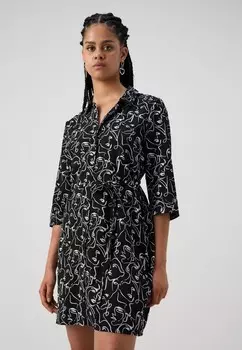 Платье-блузка ONLNOVA LIFE LUX 3/4 SLEEVES JADA DRESS ONLY, черный