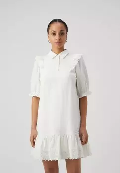 Платье-блузка Pcagneta 2/4 Dress Pieces, Cloud Dancer