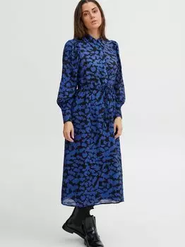 Платье-Блузка с рюшами Fransa, синий