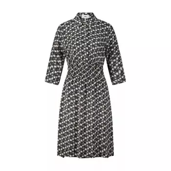 Платье блузка с узором Cinque, черный