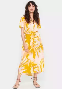 Платье-блузка Saint Tropez, цвет Apricot Summer Leaves