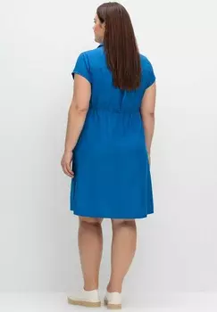 Платье-блузка Sheego, синий