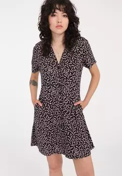 Платье-блузка STORMY TROPIX Volcom, цвет black