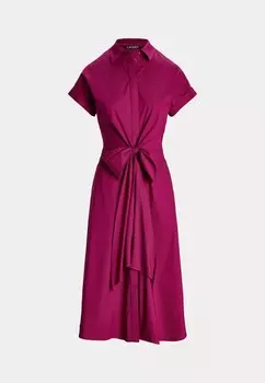 Платье-блузка STRETCH COTTON SHIRTDRESS Ralph Lauren, розовый