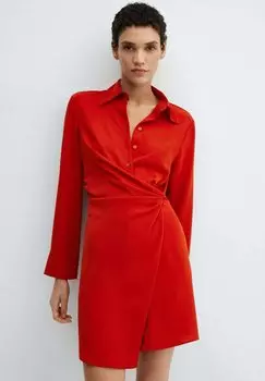 Платье-блузка TOMI Mango, цвет rot